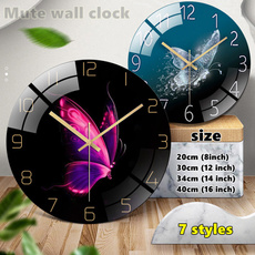 schmetterlingswanduhr, butterfly, creativeclock, Home