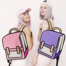 student backpacks, cute, cartoonbag, bookbagsgirl