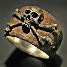 Sterling, ringsformen, Goth, 925 silver rings