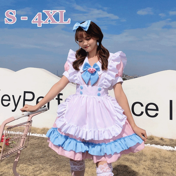 Lolita Maid Dress Womens Girls Anime Cosplay Costume Layers Dresses,Plus- Size | eBay