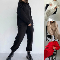 tracksuit for women, 時尚, Casual, Fleece Hoodie