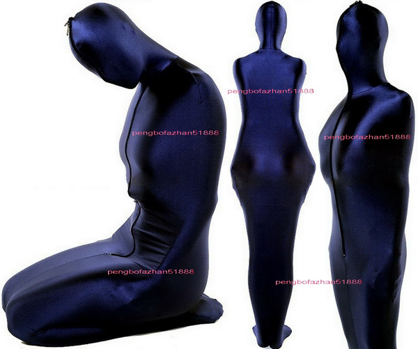 Women Bodysuit Sleeping Bag Unisex Spandex Mummy Catsuit Costume