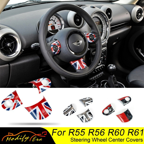 Autocollant central de volant de voiture pour Mini Cooper,accessoires  intérieurs,S One Countryman,R55,R56,R60,R61- I love mini - Cdiscount Auto