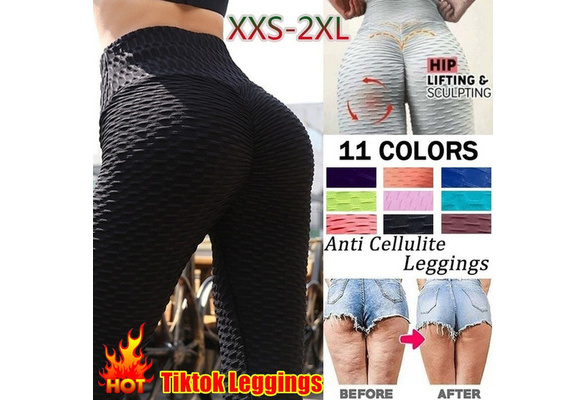 TIK Tok Leggings Women Butt Lifting Workout Tights Plus Size Yoga Pant –  Bennys Beauty World