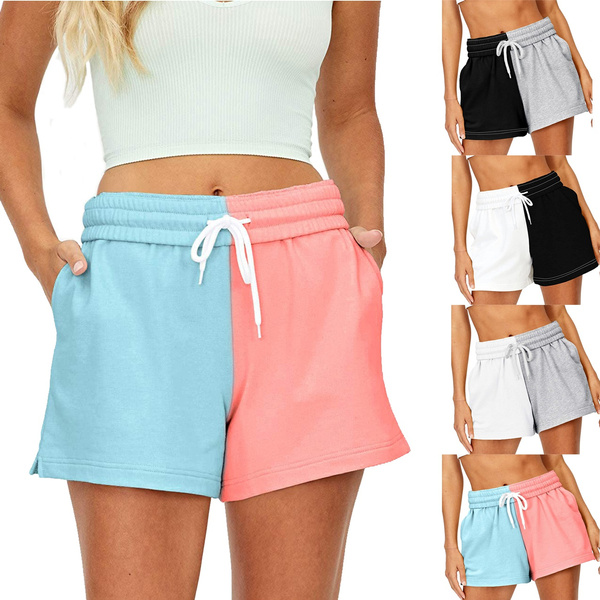 Womens Sweat Shorts Summer Casual High Waisted Athletic Shorts