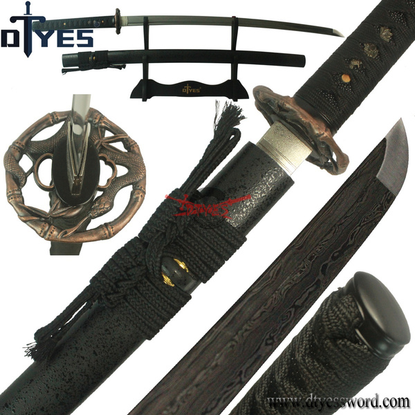 DTYES Handmade Sword Real Swords and Weapons Katana Sword Real Sharp ...