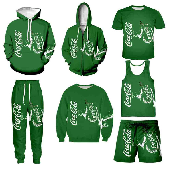 green coca cola sweatshirt