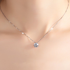 Box, Chain Necklace, DIAMOND, Jewelry