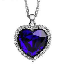 Heart, crystalrhinestonenecklace, Jewelry, Gifts