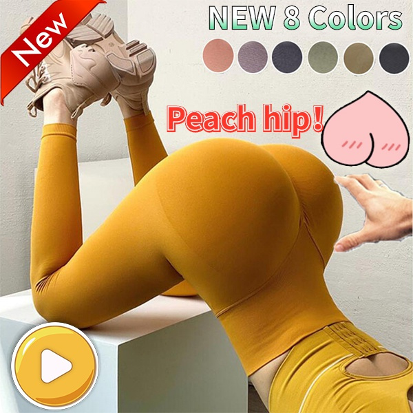 Peach Yoga Pants Women, Girl Sexy Women Yoga Pants