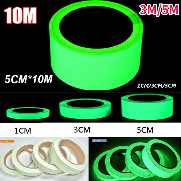 10M Luminous Tape Self-adhesive Glow in the Dark Safety Stage Sticker Home Decor
