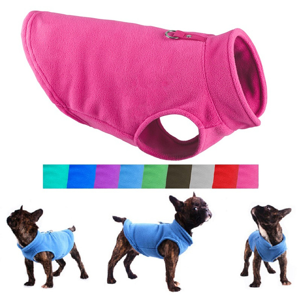 Ontslag Trek attent Winter Fleece Pet Dog Clothes Puppy Clothing French Bulldog Coat Pug  Costumes Jacket For Small Dogs Chihuahua Vest Hondenkleding | Wish
