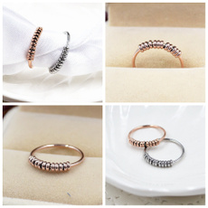 Couple Rings, rotatable, bandring, Jewelry