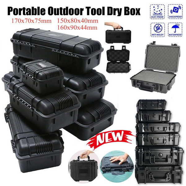 Outdoor Shockproof Sealed Waterproof Safety Case Plastic Tool Dry Storage Box 