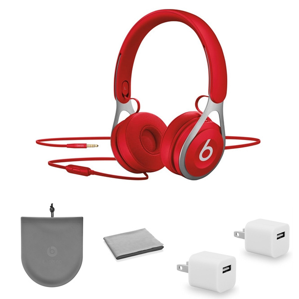 Beats by Dr. Dre Beats EP OnEar Headphones (Red) ML9C2LL/A Kit with