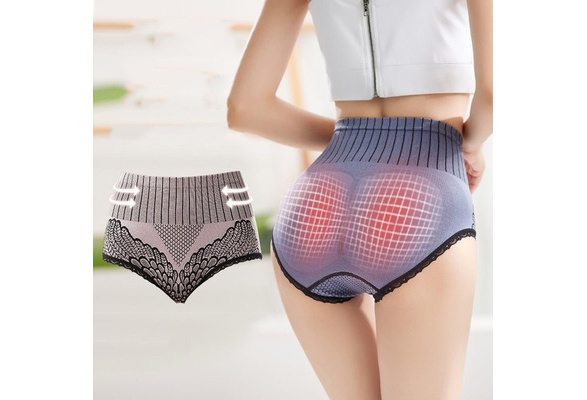 High Waist Graphene Underwear Women's Shaping Breifs Lace