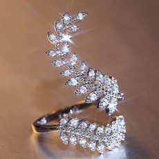 925 silver rings, Engagement Ring, Wedding, Women's Fashion