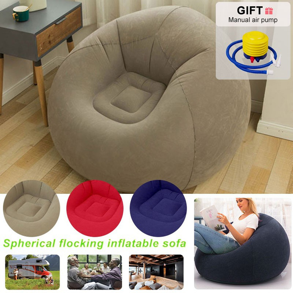 Beanless bag inflatable online chair