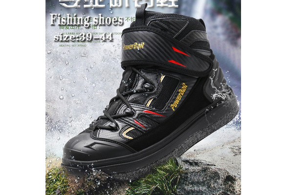 New Type of Rock Fishing Shoes Men Felt Soles Reef Shoes Ultra Light Steel  Spikes Outdoor Activities Night Fishing Shoes Fishing Shoes