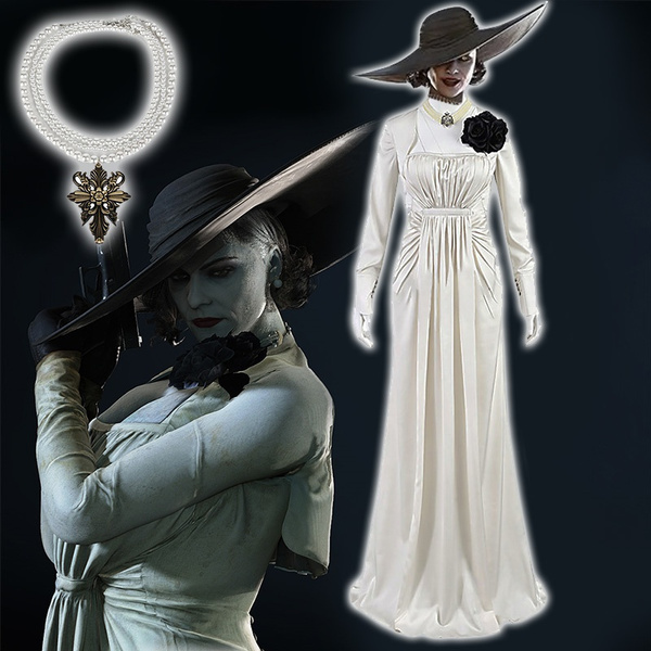 chinese dress ladies Amazon.com: Lady Dimitrescu Cosplay Costume Womens Vampire Alcina Halloween  Party Long Dress Outfit with Wig Hat XXL/3XL : Clothing, Shoes & Jewelry main image 0