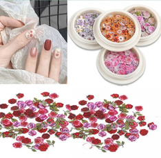 nail decoration, Box, nail stickers, Flowers