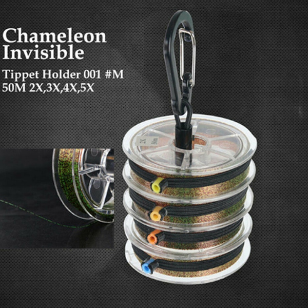 Maxcatch Chameleon Invisible Fly Fishing Tippet 50M 2X-5X with Tippet  Holder