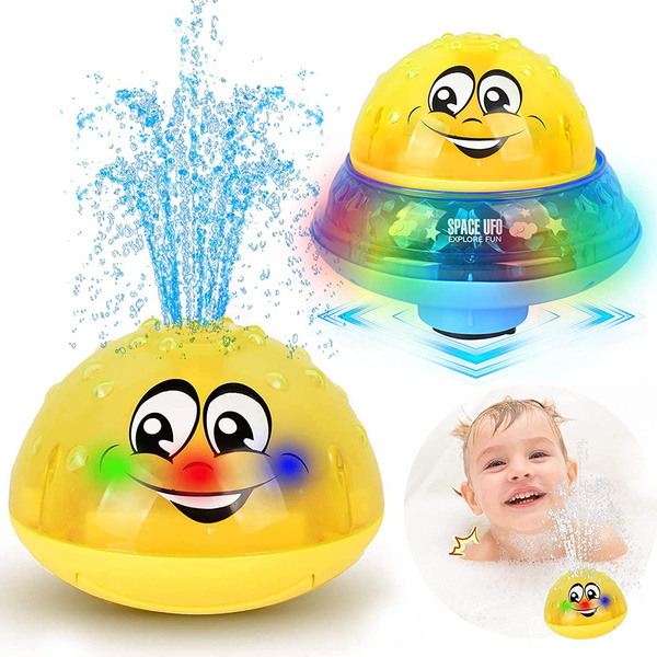 Astronaut Baby Bath Toys, Automatic Spray Water Toddler Bath Toys,  Induction Sprinkler Bathtub Toys with Light & Music - AliExpress