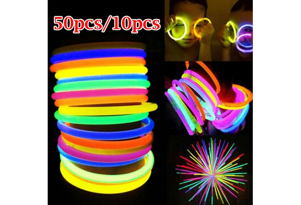 Party Fluorescence Light Glow Diy Sticks Bracelets Necklaces - Temu