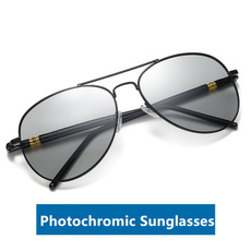 drivingglasse, Moda, photochromicglasse, Aviator Sunglasses