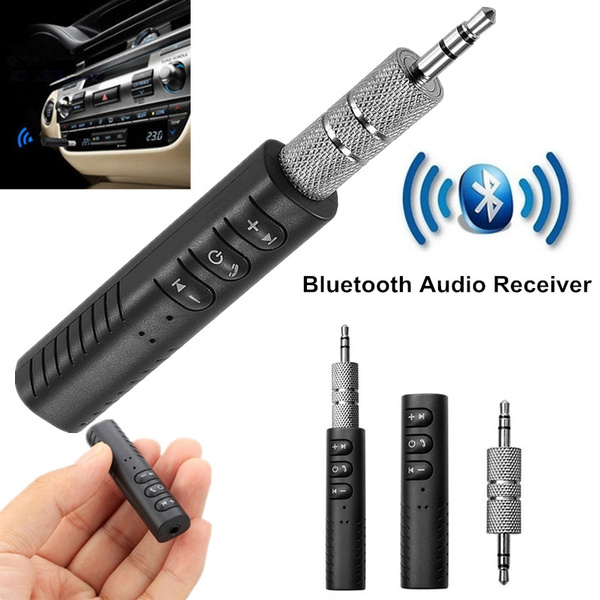 Bluetooth 5.0 Adapter 3.5mm Jack Aux Reciever, 2-in-1 Wireless