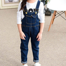 trousers, kidjumpsuit, Spring, button