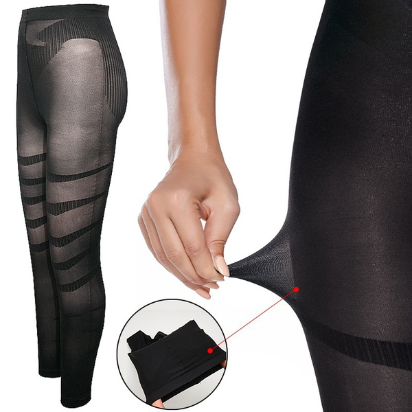Women Seamless Anti Cellulite Compression Leggings Slimming Panties High  Waist Yoga Pants Tummy Control Thigh Sculpting Tights