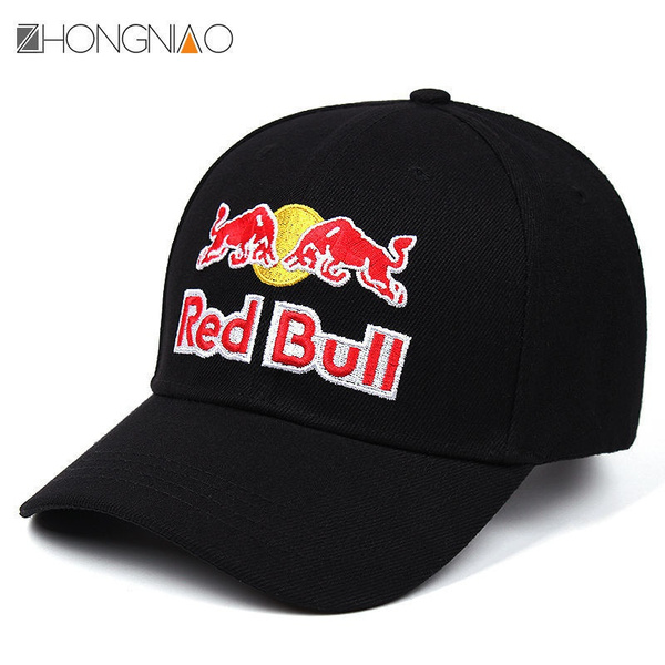 Fashion Embroidery Red Bull Hat Men's 
