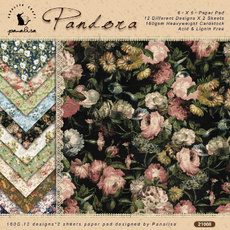 patterned, Flowers, Scrapbooking, Background