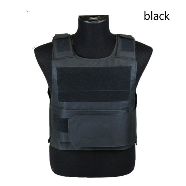 Military Nylon Tactical Vest Anti Stab Hard SelfDefense Outdoor Safe Vest Unisex 