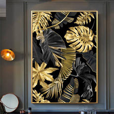 golden, Plants, art, Home Decor