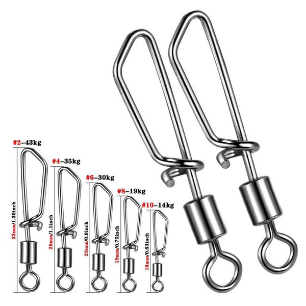 Fishing Accessories Eight-ring Connector Fishhook Swivels