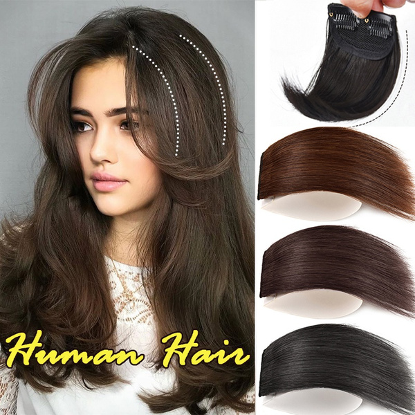 New Arrival Invisible Real Hairpieces Clip in Human Hair Extensions For Hair  Loss Topper/Side Extensions 4-12IN Russian Hair Pads For Thin Hair Patch  Wef | Wish