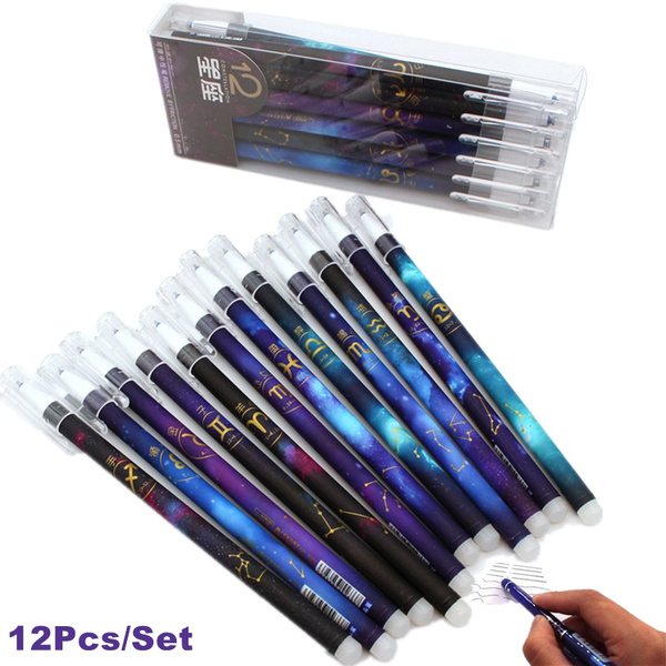 Black Erasable Gel Pens - Set of 15