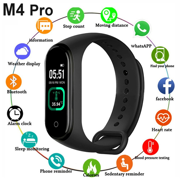 M4 Pro watches For Women Men Smart Band Body Temperature Test Smart Bracelet  Blood Pressure Heart - buy M4 Pro watches For Women Men Smart Band Body  Temperature Test Smart Bracelet Blood