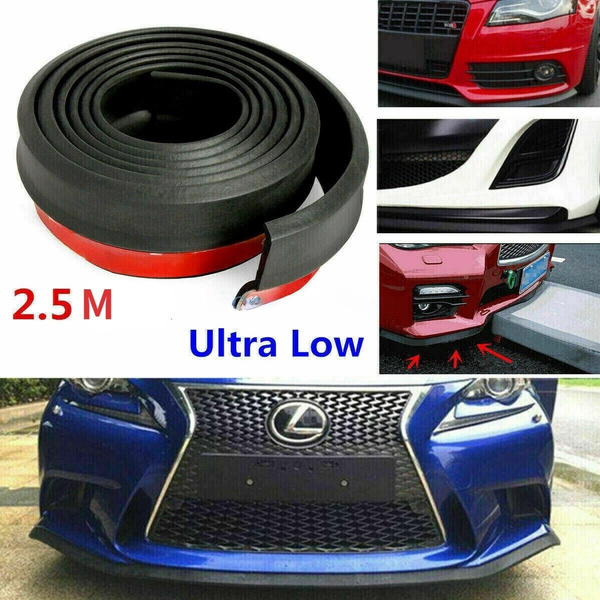 Car Protector Front Bumper Lip Splitter Car Sticker Body Kit Spoilers Bumpers Valance Chin Car