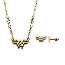 Earring, Superhero, Weiblich, gold