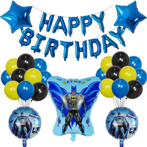 Batman Die Cut Mylar Balloon (Each) - Party Supplies 