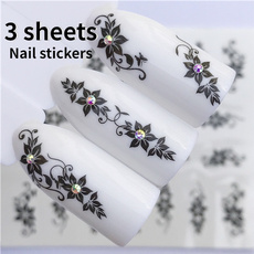 nail decoration, Nails, Flowers, Lace