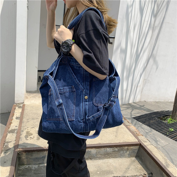 New Women Bag Denim Canvas Day Clutches Bolsa Lady Casual Handbag Feminina  Blue Color Bolsas Summer Spring - AliExpress