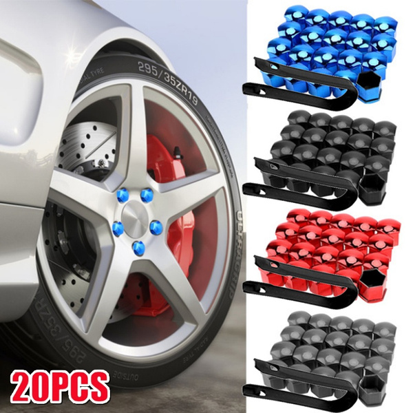 20PCS/SET 17mm/19mm/21mm Car Wheel Nut Caps Protection Covers Caps Anti ...