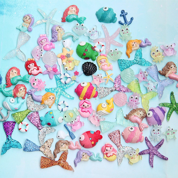 30/50pcs Mixed Mermaid Animals Resin Flatback Slime Charms Cabochons Beads for Making Ornament Scrapbook DIY Crafts | Wish 30/50pcs Mixed Mermaid Animals Resin Flatback Slime Charms Cabochons Beads for Making Ornament Scrapbook DIY Crafts | Wish