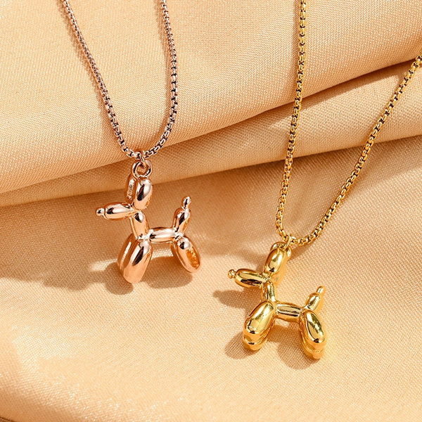 Simple Cool Cute Animal Necklace Female Clavicle Chain Rose Gold Silver  Dogs Puppy Pendant Necklaces for Women Fashion Jewelry Accessories Gifts |  Wish