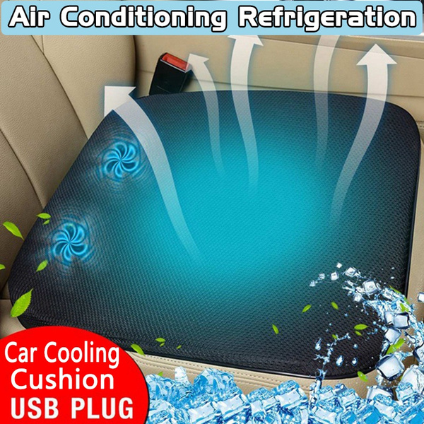 Rapid Cooling Car Seat Cushion for Summer Universal Adjustable Air  Conditioning Cold Air Cooling Seat Cover Front Seat Cushion