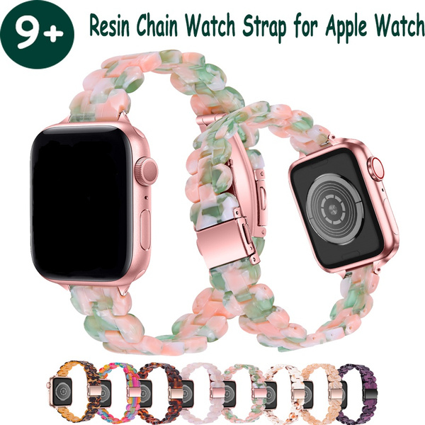 Resin Watchband Apple Watch  Apple Watch Resin Chain Strap